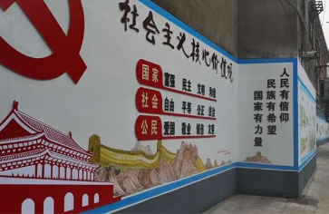 黨建引領(lǐng)打造“文化墻”，背街小巷美出新高度