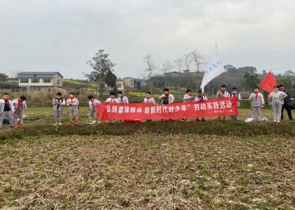 岳池縣南街小學校舉行勞動實踐活動