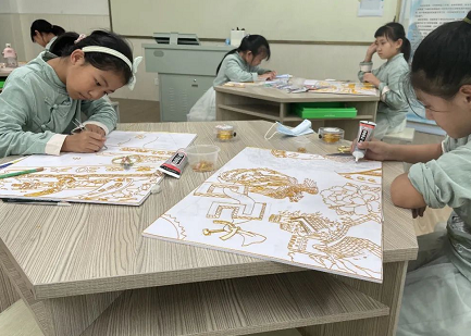 淄博市周村區(qū)賈黃小學：喜迎二十大，非遺美育綻芳華