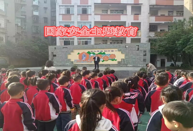 岳池縣南街小學校開展安全教育日主題教育活動