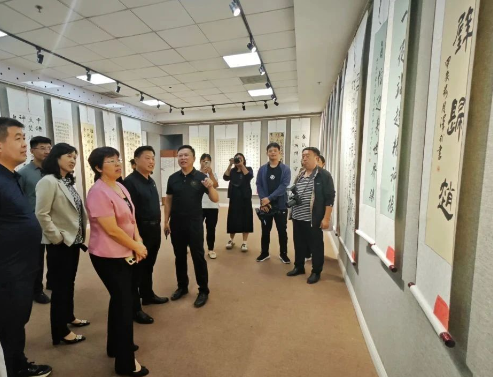 臨漳縣慶祝中華人民共和國(guó)成立75周年書法展隆重開(kāi)幕