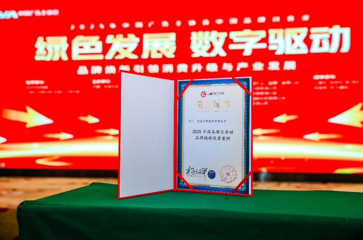 完美世界榮獲2025中國品牌日活動“品牌煥新優(yōu)秀案例”